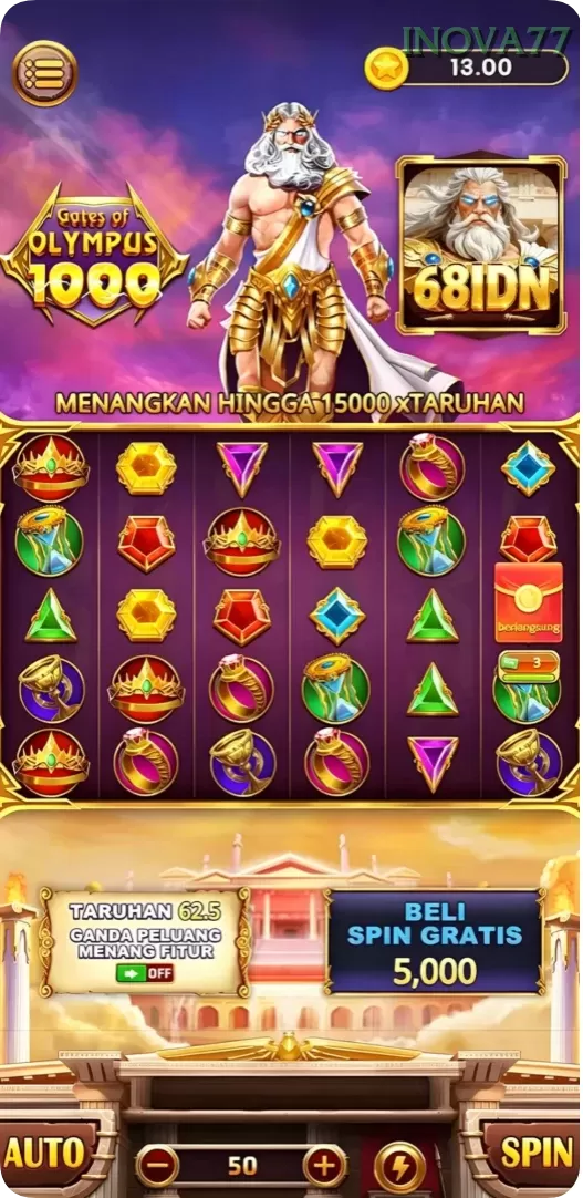 Cuplikan layar ANOBOY — menu navigasi