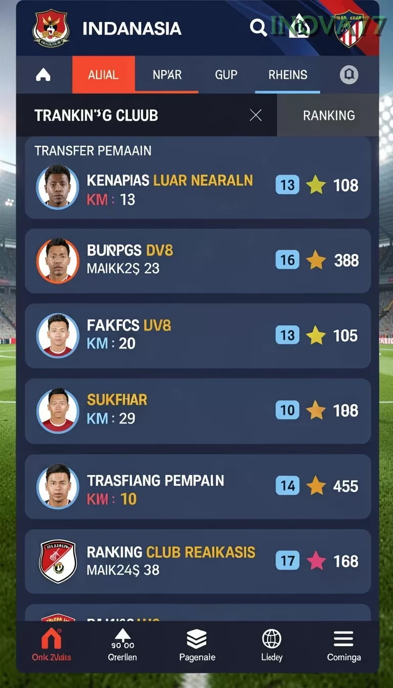 Cuplikan layar RK8 — halaman utama