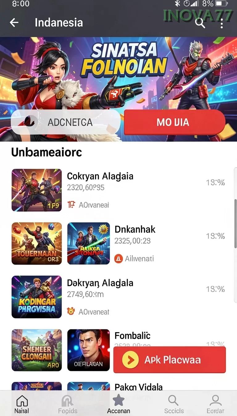 Cuplikan layar SS88BET — aktivitas